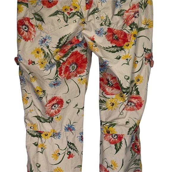 Hei Hei Sundrop Floral Size 2 Cargo Pants Anthropologie - Picture 8 of 10
